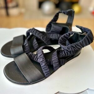 Sorel Women's Ella II Ankle Strap Sandal - Black sea Salt - Size 7 US